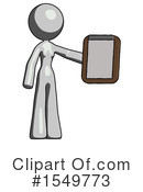 Gray Design Mascot Clipart #1549773 by Leo Blanchette