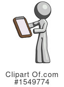 Gray Design Mascot Clipart #1549774 by Leo Blanchette