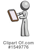 Gray Design Mascot Clipart #1549776 by Leo Blanchette