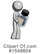 Gray Design Mascot Clipart #1549804 by Leo Blanchette