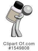 Gray Design Mascot Clipart #1549808 by Leo Blanchette