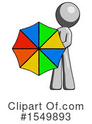 Gray Design Mascot Clipart #1549893 by Leo Blanchette