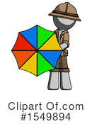 Gray Design Mascot Clipart #1549894 by Leo Blanchette