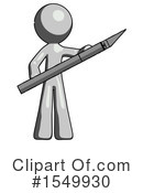 Gray Design Mascot Clipart #1549930 by Leo Blanchette