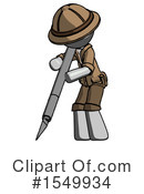Gray Design Mascot Clipart #1549934 by Leo Blanchette