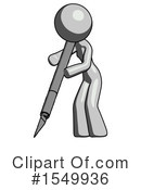 Gray Design Mascot Clipart #1549936 by Leo Blanchette