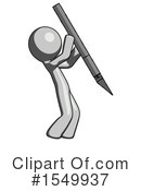 Gray Design Mascot Clipart #1549937 by Leo Blanchette