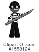 Gray Design Mascot Clipart #1558124 by Leo Blanchette
