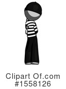 Gray Design Mascot Clipart #1558126 by Leo Blanchette