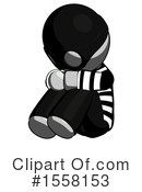 Gray Design Mascot Clipart #1558153 by Leo Blanchette