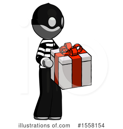 Royalty-Free (RF) Gray Design Mascot Clipart Illustration by Leo Blanchette - Stock Sample #1558154