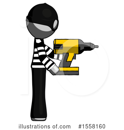 Royalty-Free (RF) Gray Design Mascot Clipart Illustration by Leo Blanchette - Stock Sample #1558160