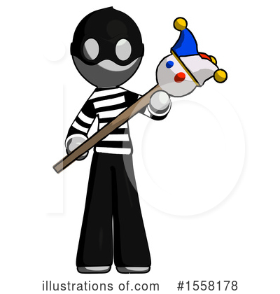 Royalty-Free (RF) Gray Design Mascot Clipart Illustration by Leo Blanchette - Stock Sample #1558178