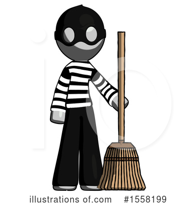Royalty-Free (RF) Gray Design Mascot Clipart Illustration by Leo Blanchette - Stock Sample #1558199