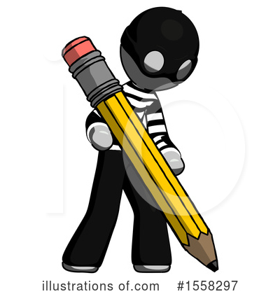 Royalty-Free (RF) Gray Design Mascot Clipart Illustration by Leo Blanchette - Stock Sample #1558297