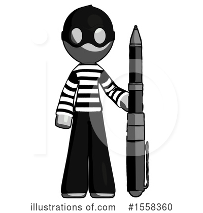 Royalty-Free (RF) Gray Design Mascot Clipart Illustration by Leo Blanchette - Stock Sample #1558360
