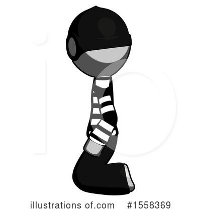 Royalty-Free (RF) Gray Design Mascot Clipart Illustration by Leo Blanchette - Stock Sample #1558369