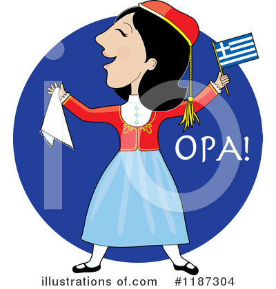 Royalty-Free (RF) Greek Clipart Illustration by Maria Bell - Stock Sample #1187304