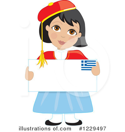 Royalty-Free (RF) Greek Clipart Illustration by Maria Bell - Stock Sample #1229497