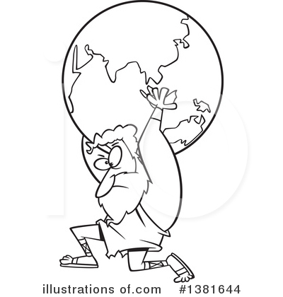 Globe Clipart #1381644 by toonaday