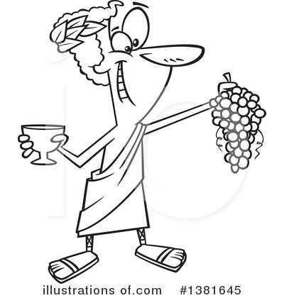 Wine Clipart #1381645 by toonaday
