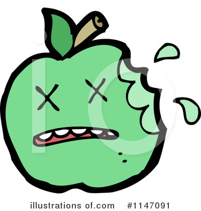 Green Apple Clipart #1147091 by lineartestpilot