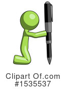 Green Design Mascot Clipart #1535537 by Leo Blanchette