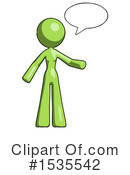 Green Design Mascot Clipart #1535542 by Leo Blanchette