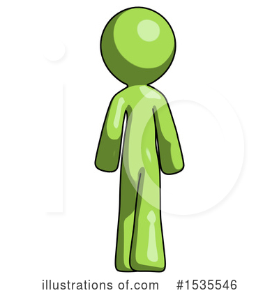 Royalty-Free (RF) Green Design Mascot Clipart Illustration by Leo Blanchette - Stock Sample #1535546