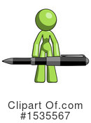 Green Design Mascot Clipart #1535567 by Leo Blanchette