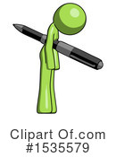 Green Design Mascot Clipart #1535579 by Leo Blanchette