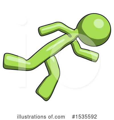 Royalty-Free (RF) Green Design Mascot Clipart Illustration by Leo Blanchette - Stock Sample #1535592