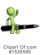 Green Design Mascot Clipart #1535595 by Leo Blanchette