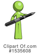 Green Design Mascot Clipart #1535608 by Leo Blanchette