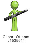 Green Design Mascot Clipart #1535611 by Leo Blanchette
