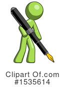 Green Design Mascot Clipart #1535614 by Leo Blanchette