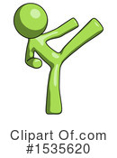 Green Design Mascot Clipart #1535620 by Leo Blanchette