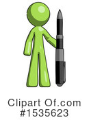 Green Design Mascot Clipart #1535623 by Leo Blanchette