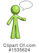 Green Design Mascot Clipart #1535624 by Leo Blanchette