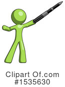 Green Design Mascot Clipart #1535630 by Leo Blanchette