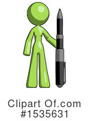 Green Design Mascot Clipart #1535631 by Leo Blanchette