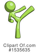 Green Design Mascot Clipart #1535635 by Leo Blanchette