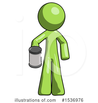 Royalty-Free (RF) Green Design Mascot Clipart Illustration by Leo Blanchette - Stock Sample #1536976