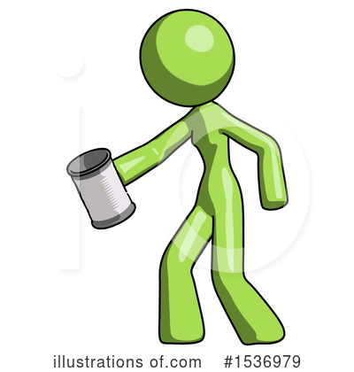 Royalty-Free (RF) Green Design Mascot Clipart Illustration by Leo Blanchette - Stock Sample #1536979