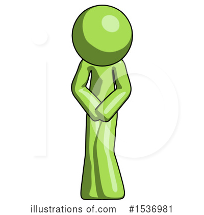 Royalty-Free (RF) Green Design Mascot Clipart Illustration by Leo Blanchette - Stock Sample #1536981