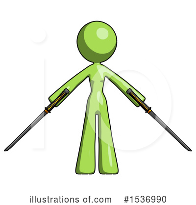 Royalty-Free (RF) Green Design Mascot Clipart Illustration by Leo Blanchette - Stock Sample #1536990