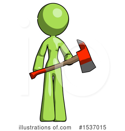 Royalty-Free (RF) Green Design Mascot Clipart Illustration by Leo Blanchette - Stock Sample #1537015