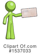 Green Design Mascot Clipart #1537033 by Leo Blanchette