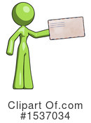 Green Design Mascot Clipart #1537034 by Leo Blanchette