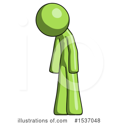Royalty-Free (RF) Green Design Mascot Clipart Illustration by Leo Blanchette - Stock Sample #1537048